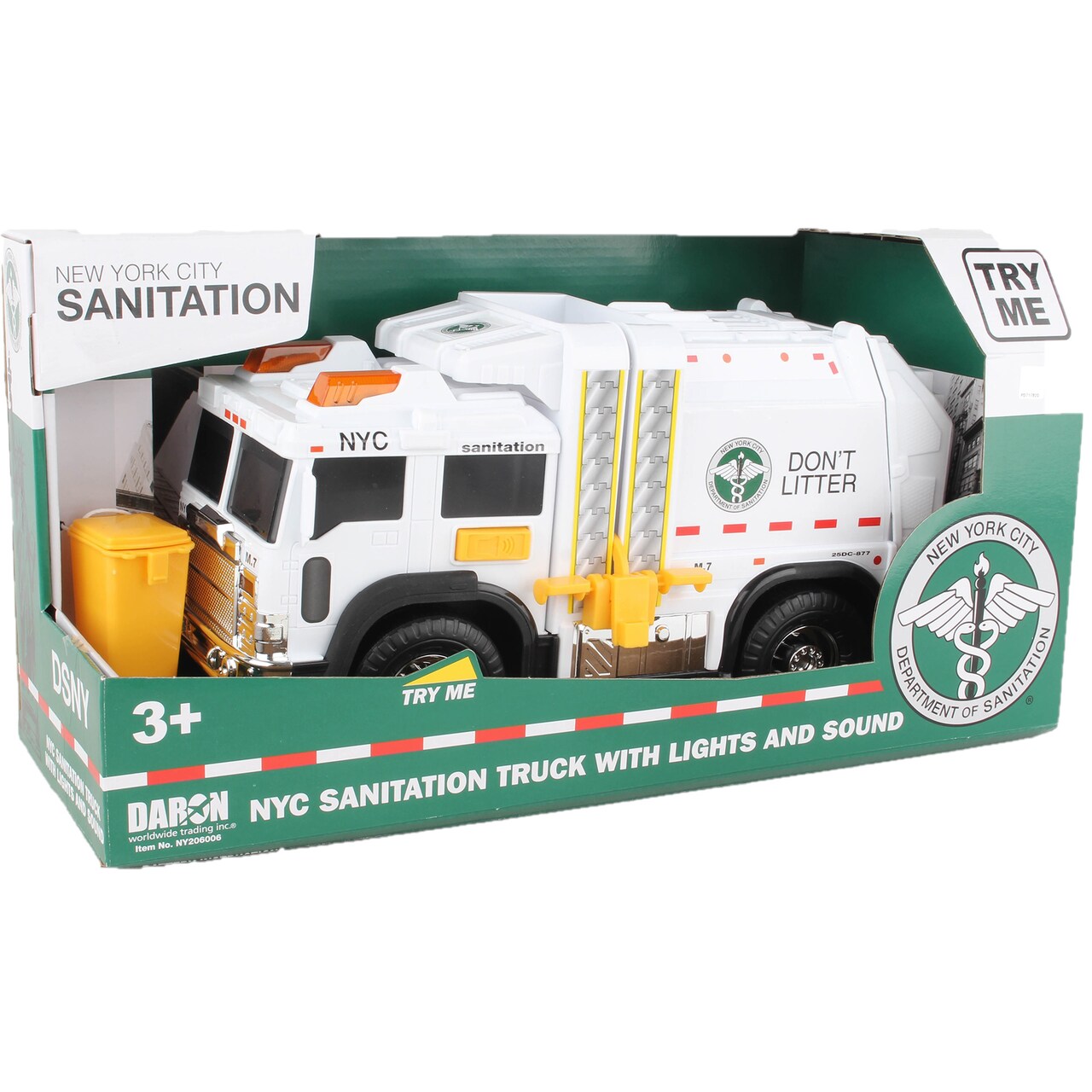 Daron New York City Department Of Sanitation Garbage Truck w/ Lights & Sound